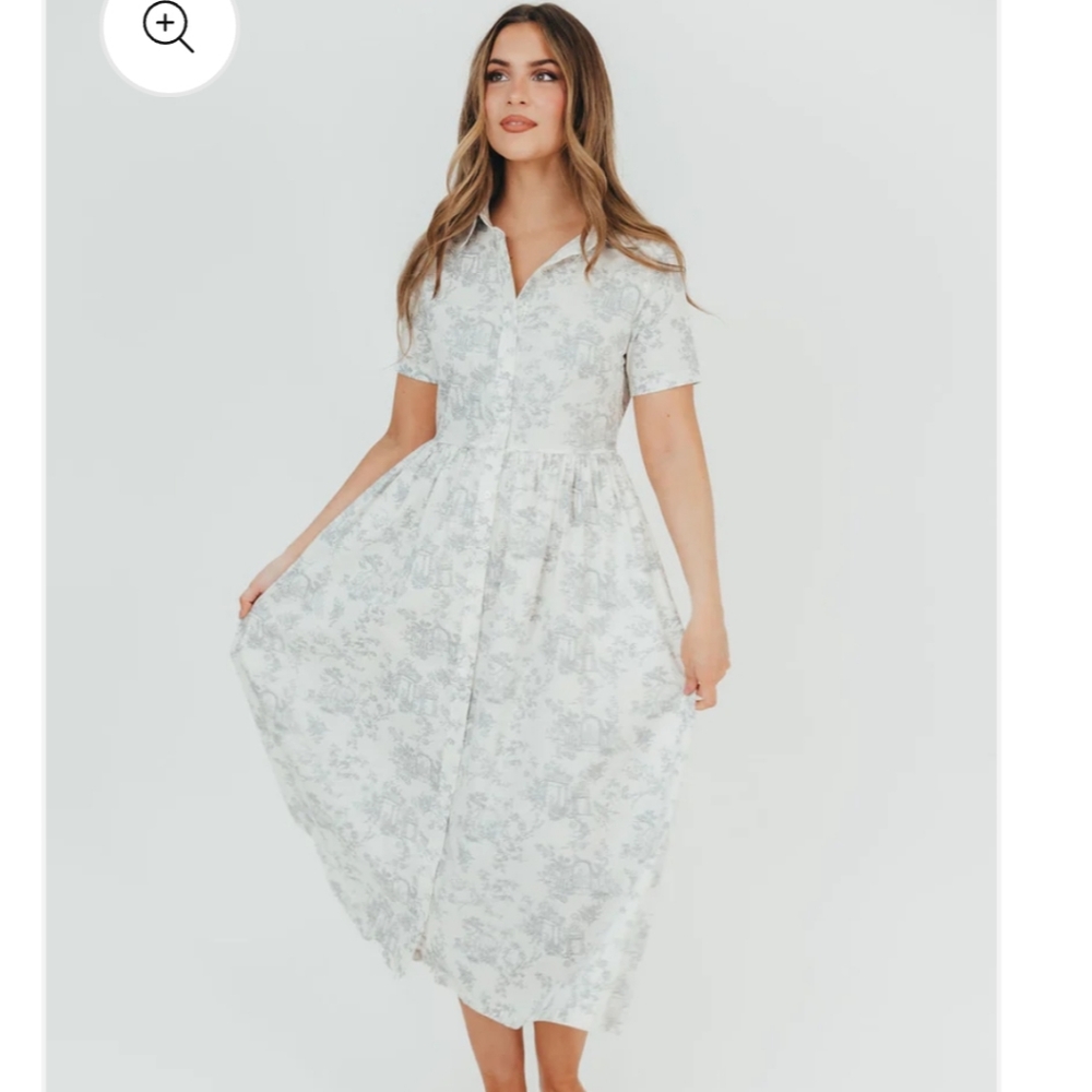 Worth Collective coastal dress 100% cotton